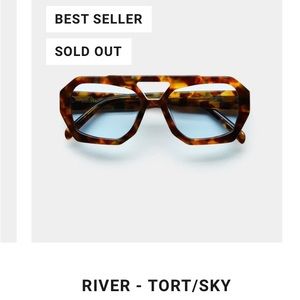 VEHLA River Sunglasses in Tortoise/Sky